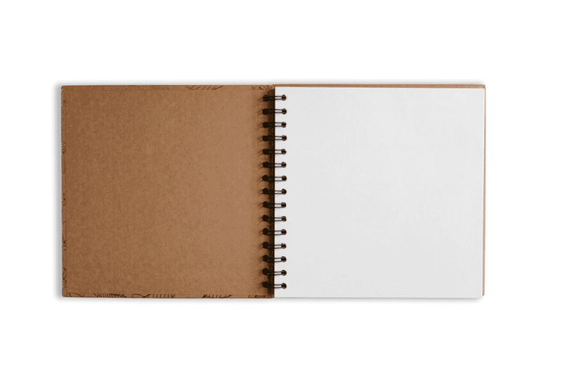 Album na spiral 30x30 złote liście 180g HappyColor