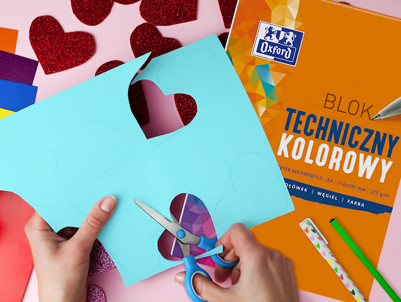 Blok techniczny A3 kolor 225g/10k. OXFORD