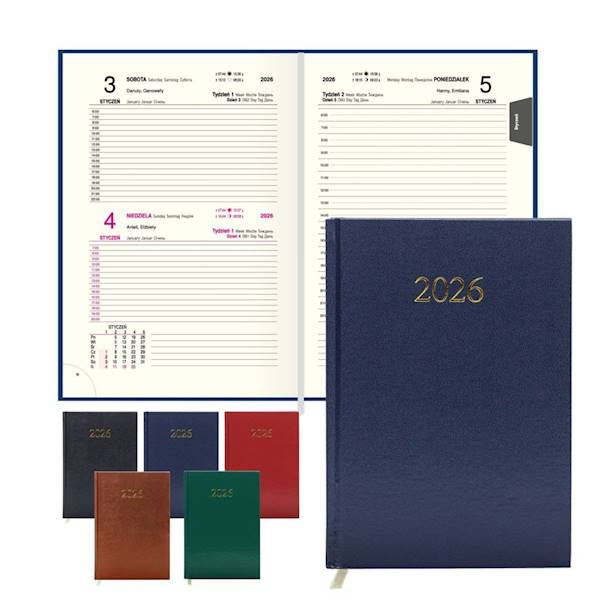 Kalendarz A5 książkowy