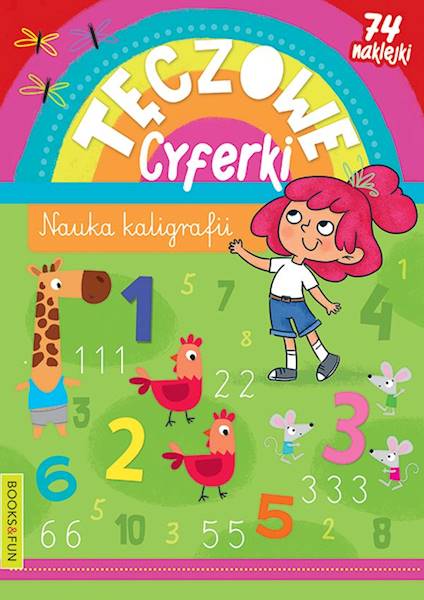 Książeczka edukacyjna A4 Cyferki 