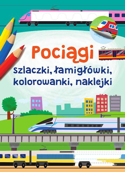 Książeczka edukacyjna Kolorowe Łamigłowki 