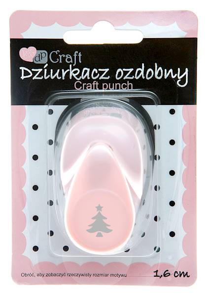 Dziurkacz  ozdobny 1,6 cm CHOINKA 