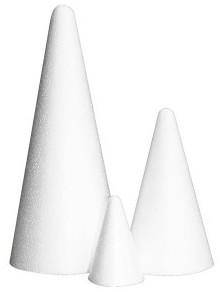 Ozdoby styropianowe   STOŻEK 15 cm.