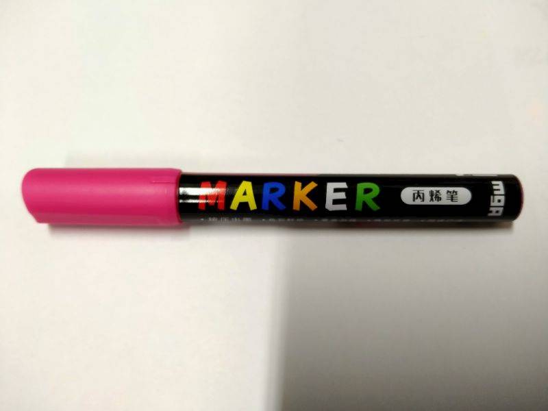 Marker akrylowy 1-2mm różana czerwień S214 M&G