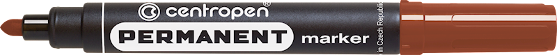 Marker CENTROPEN permanent 8566 brązowy OK