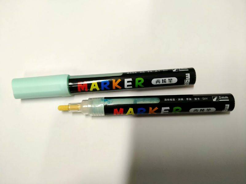 Marker akrylowy 1-2mm jasnozielony S501 M&G