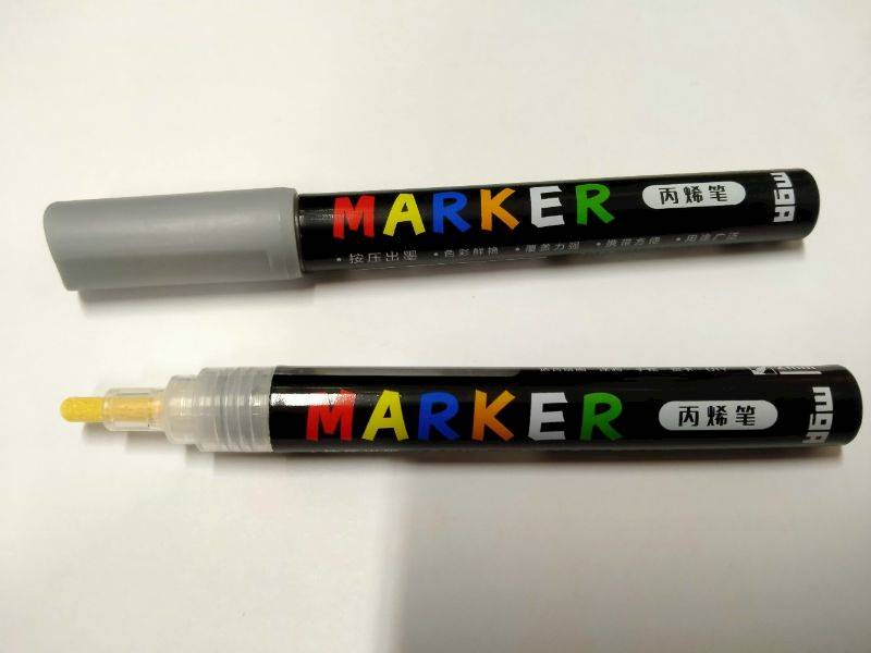 Marker akrylowy 1-2mm szary S910 M&G