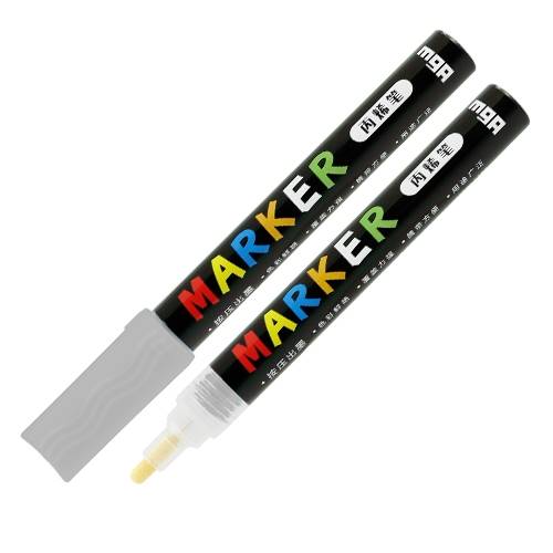 Marker akrylowy 1-2mm srebrny S110  M&G