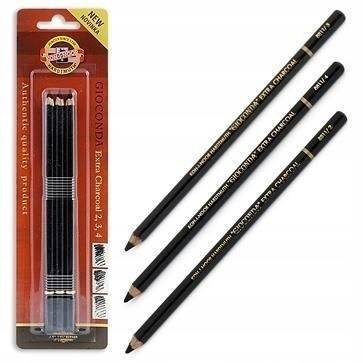 Węgiel w drewnie 8811 3szt.(2,3,4)KOH-I-NOOR