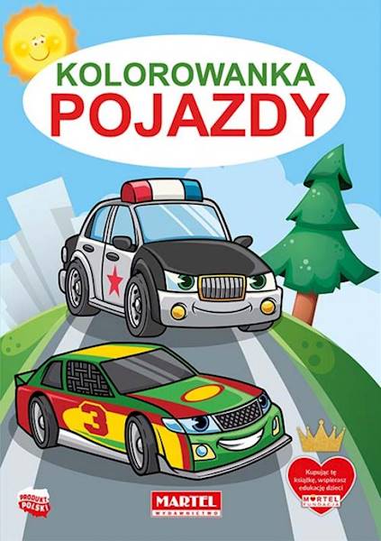 Kolorowanka A4 - Pojazdy