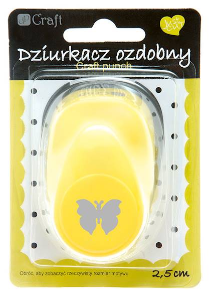 Dziurkacz  ozdobny 2,5 cm MOTYL4
