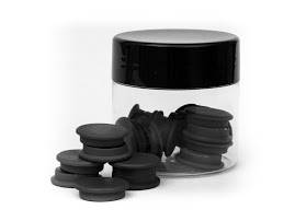 Magnesy 30mm 10szt. czarny TRES