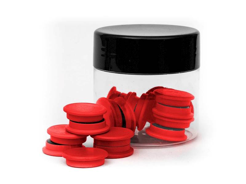 Magnesy 30mm 10szt. czerwony TRES