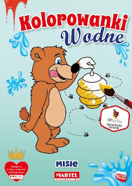 Kolorowanka wodna A4