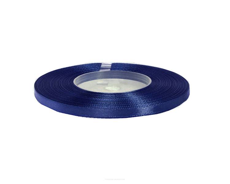 Wstążka mat. satynowa  6mm/32m granat