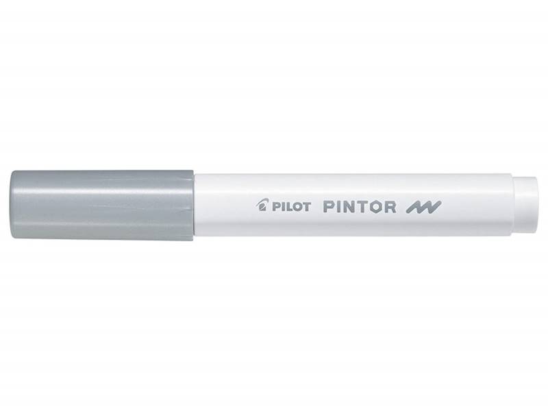 Marker PILOT PINTOR 1.0 F srebrny