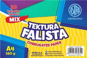 Tektura falista A4 10 kol. ASTRA