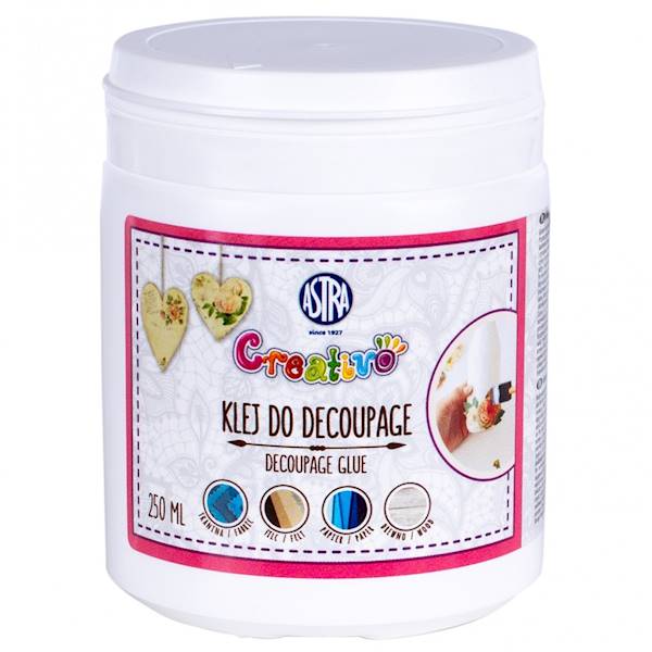 Klej do decoupage 250ml. ASTRA