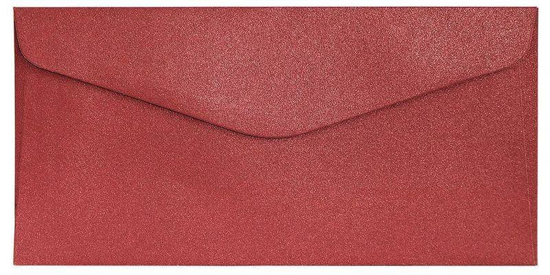 Koperta kol. DL/150g PEARL czerwona 280138 (10szt)