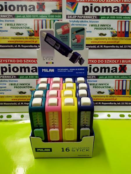 Temperówka-gumka MILAN Stick