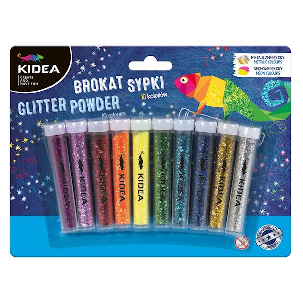 Brokat sypki 10 kol. KIDEA Derform
