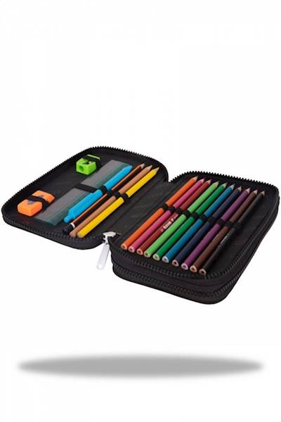 Piórnik dwukomorowy z wyposażeniem CoolPack