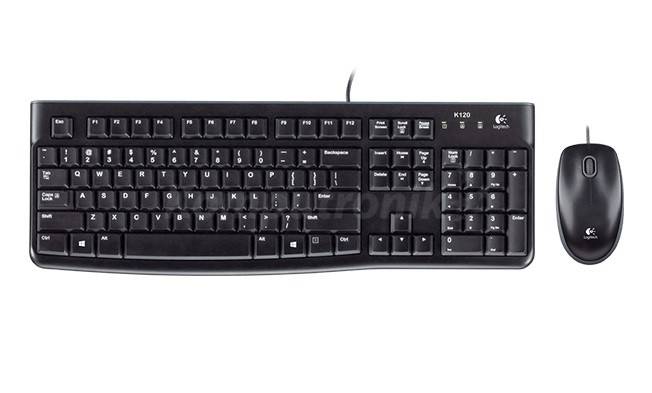 Klawiatura Logitech/USB MK120+ mysz