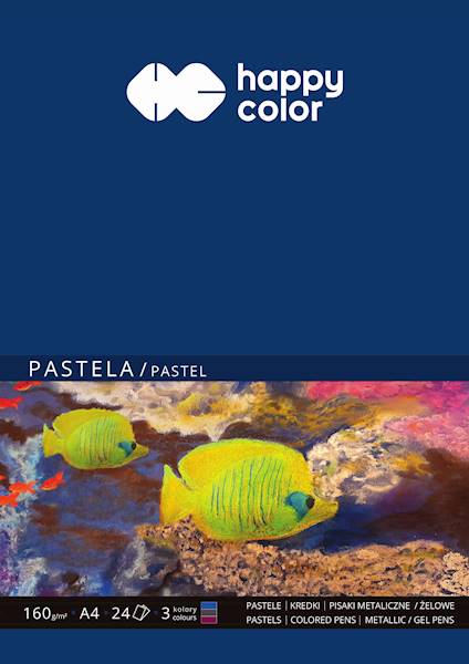 Blok do pasteli A4 160g/24k. Happy Color