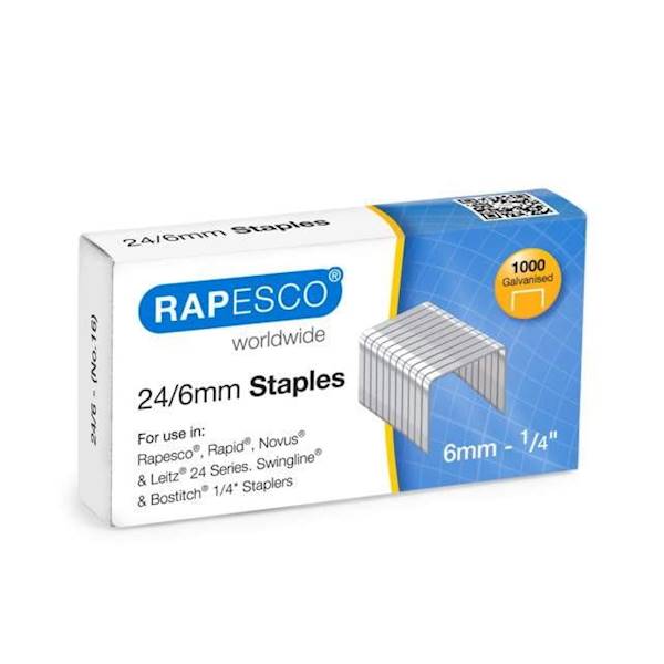 Zszywki 24/6 RAPESCO (1000)