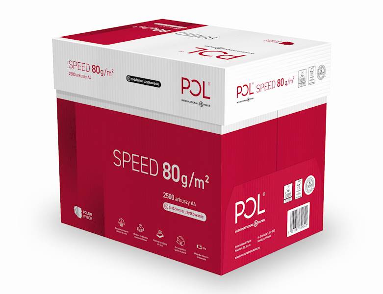Papier A4/80g POLSPEED pudełko