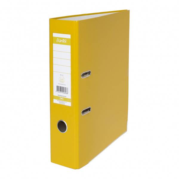 Segregator  A4/80 XXL BANTEX PP żółty 20szt