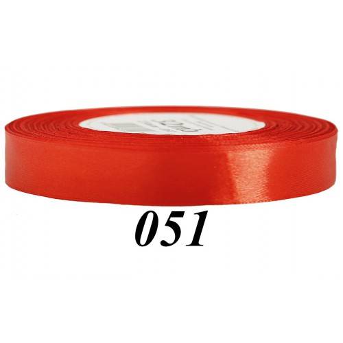 Wstążka mat. satynowa 12mm/32m czerwona