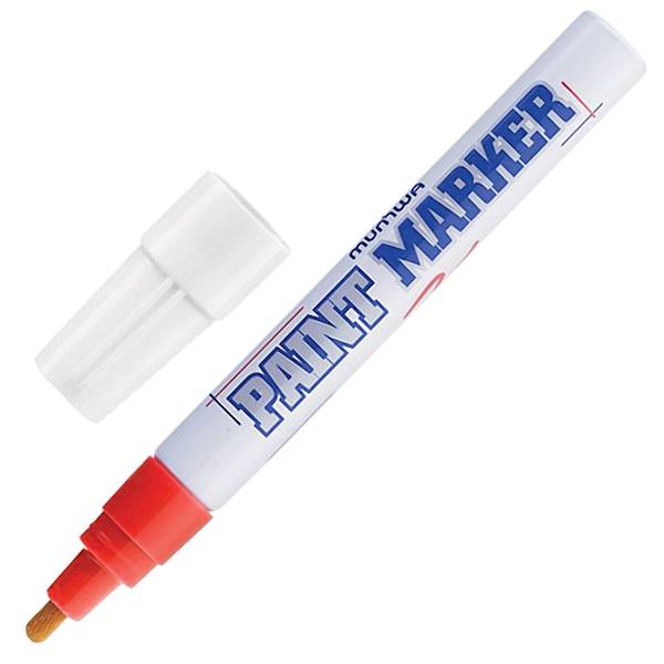 Marker olejowy MunHwa 4mm B czerwony 