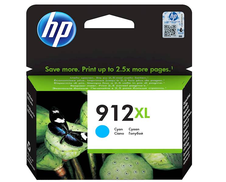 HP 912XL  cyan ~ 825str.3YL81AE