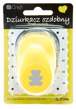 Dziurkacz  ozdobny 2,5 cm MIŚ