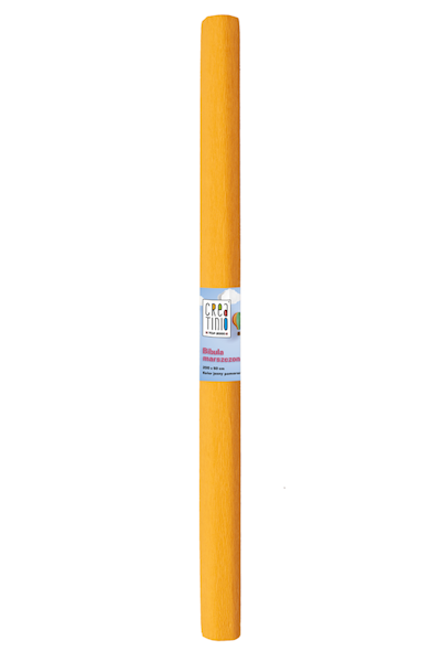 Krepina 50x200 pomarańczowa jasna 1szt