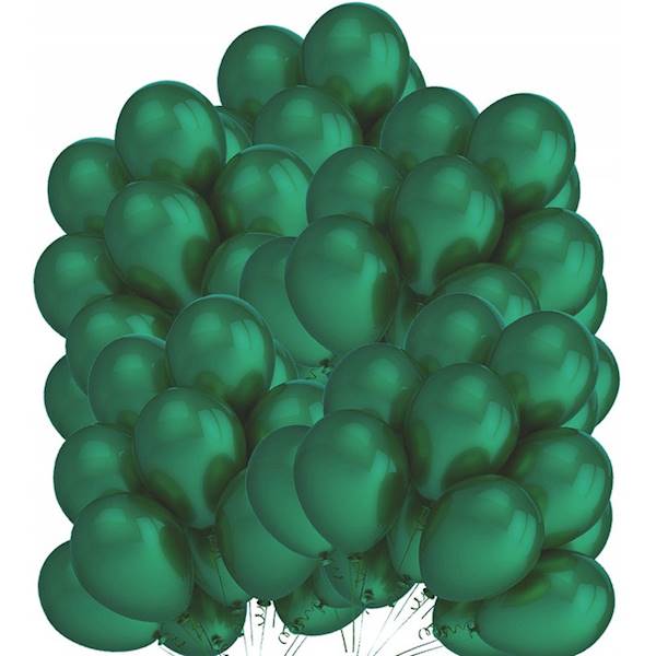 Balony 100szt. zielone