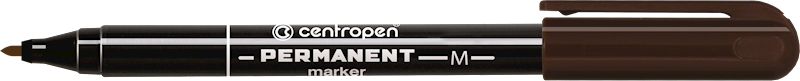Marker CENTROPEN permanent 2846 1mm brązowy 