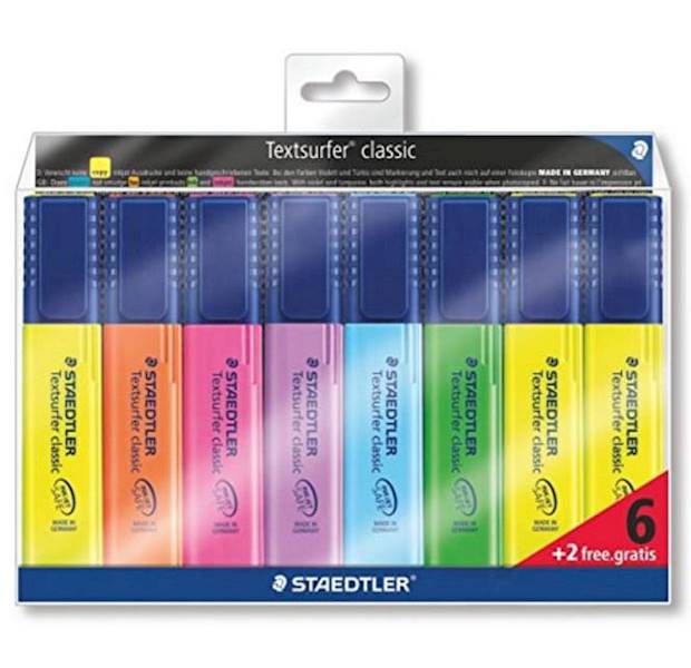 Zakreślacz kpl. (6szt) STAEDTLER + 2 Gratis