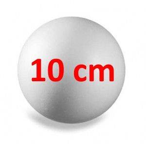 Ozdoby styropianowe kula  10 cm. (opak-10szt.)