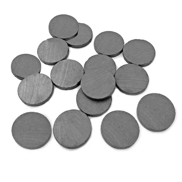 Magnes 1,6cm. 16szt. metalowy
