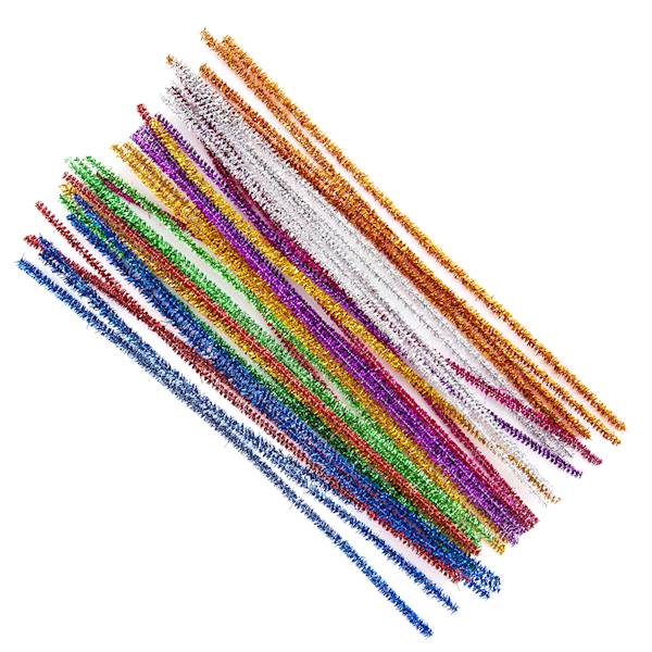 Druciki kreatywne 30cm. metalizowane 40szt.