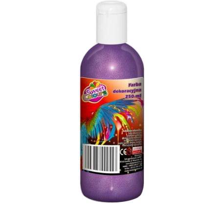 Farba 250ml. brokatowa fioletowa