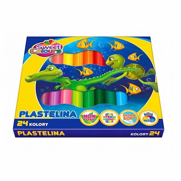 Plastelina 24 kol KOMA PLAST 
