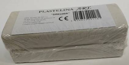 Plastelina KOMA Plast 500g. biała
