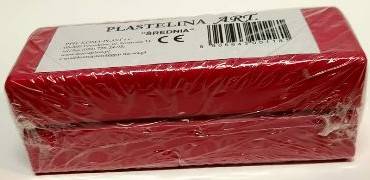 Plastelina KOMA Plast 500g. czerwona