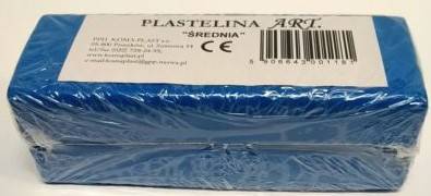 Plastelina KOMA Plast 500g. niebieska