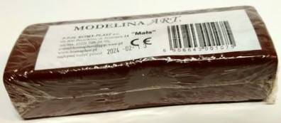Modelina 250g. brązowa