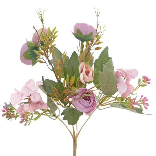 Bukiet Kamelii 29cm Liliowy