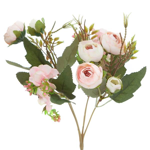 Bukiet Kamelii 29cm Pudrowy Róż